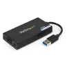 StarTech.com USB 3.0 į HDMI adapteris - 4K 30Hz Ultra HD - DisplayLink sertifikuotas - USB Type-A į HDMI ekrano adapteris keitiklis monitoriui - išorinė vaizdo ir grafikos plokštė - Mac ir Windows