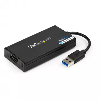StarTech.com USB 3.0 į HDMI adapteris - 4K 30Hz Ultra HD - DisplayLink sertifikuotas - USB Type-A į HDMI ekrano adapteris keitiklis monitoriui - išorinė vaizdo ir grafikos plokštė - Mac ir Windows