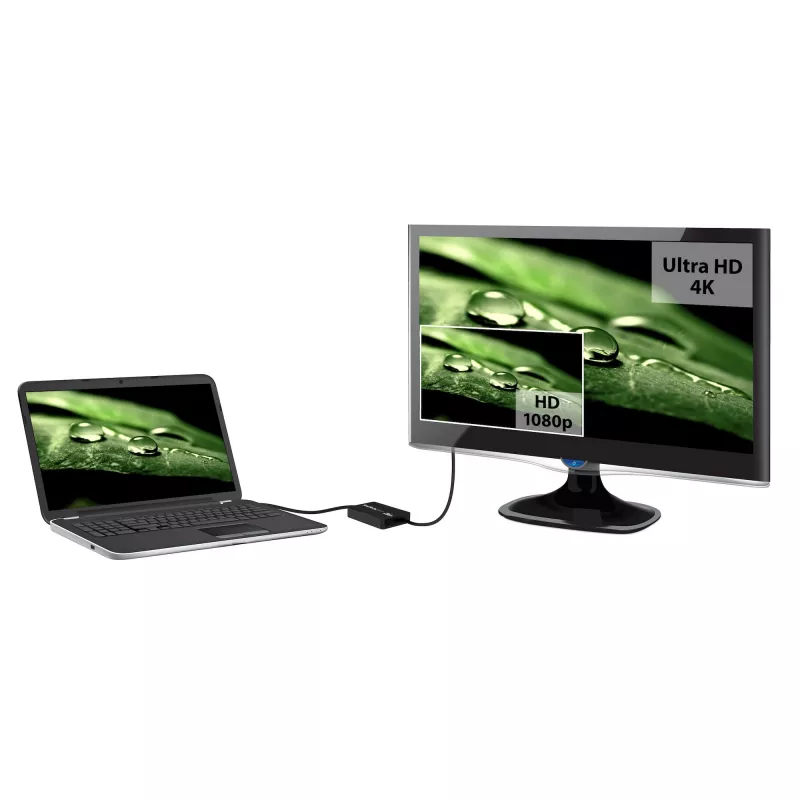 StarTech.com USB 3.0 į HDMI adapteris - 4K 30Hz Ultra HD - DisplayLink sertifikuotas - USB Type-A į HDMI ekrano adapteris keitiklis monitoriui - išorinė vaizdo ir grafikos plokštė - Mac ir Windows