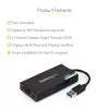 StarTech.com USB 3.0 į HDMI adapteris - 4K 30Hz Ultra HD - DisplayLink sertifikuotas - USB Type-A į HDMI ekrano adapteris keitiklis monitoriui - išorinė vaizdo ir grafikos plokštė - Mac ir Windows