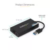 StarTech.com USB 3.0 į HDMI adapteris - 4K 30Hz Ultra HD - DisplayLink sertifikuotas - USB Type-A į HDMI ekrano adapteris keitiklis monitoriui - išorinė vaizdo ir grafikos plokštė - Mac ir Windows