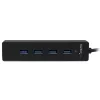 StarTech.com 4 prievadų nešiojamas SuperSpeed USB 3.0 šakotuvas su integruotu kabeliu