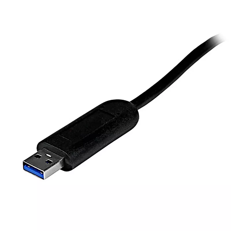 StarTech.com 4 prievadų nešiojamas SuperSpeed USB 3.0 šakotuvas su integruotu kabeliu