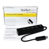 StarTech.com 4 prievadų nešiojamas SuperSpeed USB 3.0 šakotuvas su integruotu kabeliu