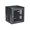 StarTech.com 4-Post 12U Wall Mount Network Cabinet with 1U Shelf, 19 inch Hinged Wall-Mounted Server Rack for Data / AV / Electronics / Computer Equipment, Flexible Vented Rack Enclosure