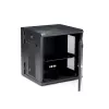 StarTech.com 4-Post 12U Wall Mount Network Cabinet with 1U Shelf, 19 inch Hinged Wall-Mounted Server Rack for Data / AV / Electronics / Computer Equipment, Flexible Vented Rack Enclosure