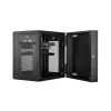 StarTech.com 4-Post 12U Wall Mount Network Cabinet with 1U Shelf, 19 inch Hinged Wall-Mounted Server Rack for Data / AV / Electronics / Computer Equipment, Flexible Vented Rack Enclosure