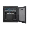 StarTech.com 4-Post 12U Wall Mount Network Cabinet with 1U Shelf, 19 inch Hinged Wall-Mounted Server Rack for Data / AV / Electronics / Computer Equipment, Flexible Vented Rack Enclosure