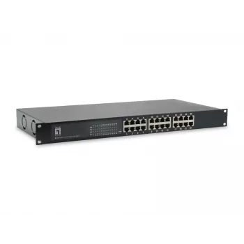 Nevaldomas komutatorius LevelOne GEP-2421W150 24 prievadų gigabitinis PoE