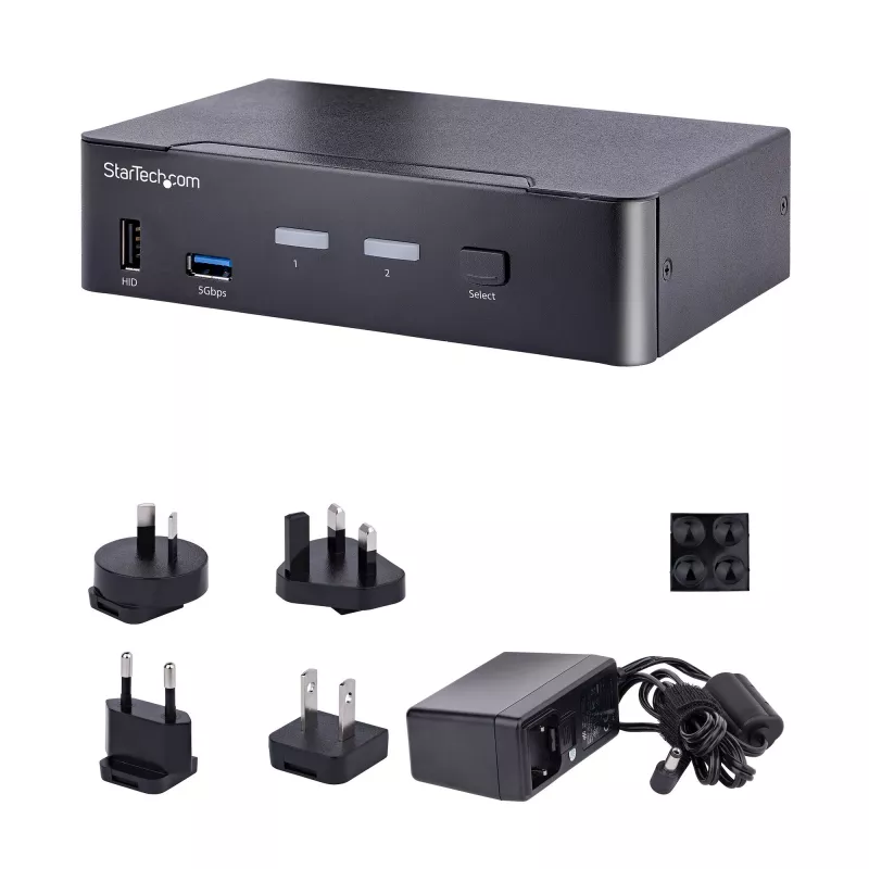 StarTech.com SV231DPUCA KVM jungiklis Juodas
