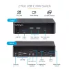 StarTech.com SV231DPUCA KVM jungiklis Juodas