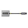 StarTech.com USB-C ausinių skirstytuvas, USB-C dvigubas laisvų rankų adapteris su mikrofono įėjimu, USB-C į 3,5 mm garso adapteris / ausinių donglas, USB-C į garso lizdo / pagalbinio išėjimo adapteris, 24 bitų DAC