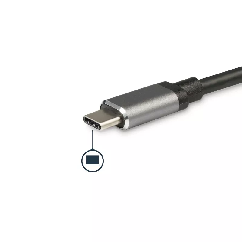 StarTech.com USB-C daugiafunkcis adapteris, nešiojama USB-C dokas prie 4K HDMI, 2 prievadų USB 3.0 šakotuvas, SD/SDHC, GbE, 60 W PD pralaidumas - USB Type-C/Thunderbolt 3 - PAKEISTA DKT30CHSDPD1