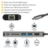 StarTech.com USB-C daugiafunkcis adapteris, nešiojama USB-C dokas prie 4K HDMI, 2 prievadų USB 3.0 šakotuvas, SD/SDHC, GbE, 60 W PD pralaidumas - USB Type-C/Thunderbolt 3 - PAKEISTA DKT30CHSDPD1