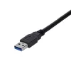 StarTech.com 1 m juodas SuperSpeed USB 3.0 ilginamasis kabelis A į A – vyriškas/moteriškas