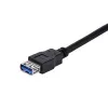 StarTech.com 1 m juodas SuperSpeed USB 3.0 ilginamasis kabelis A į A – vyriškas/moteriškas