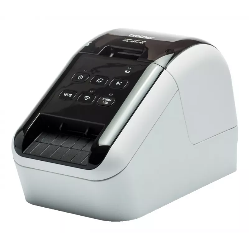 Brother QL-810W etikečių spausdintuvas, tiesioginė terminė spauda, spalvotas, 300 x 600 DPI, 176 mm/sek., laidinis ir belaidis, DK, Wi-Fi