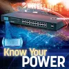 Nevaldomas komutatorius Intellinet 24 prievadų Gigabit Ethernet PoE+ 561242