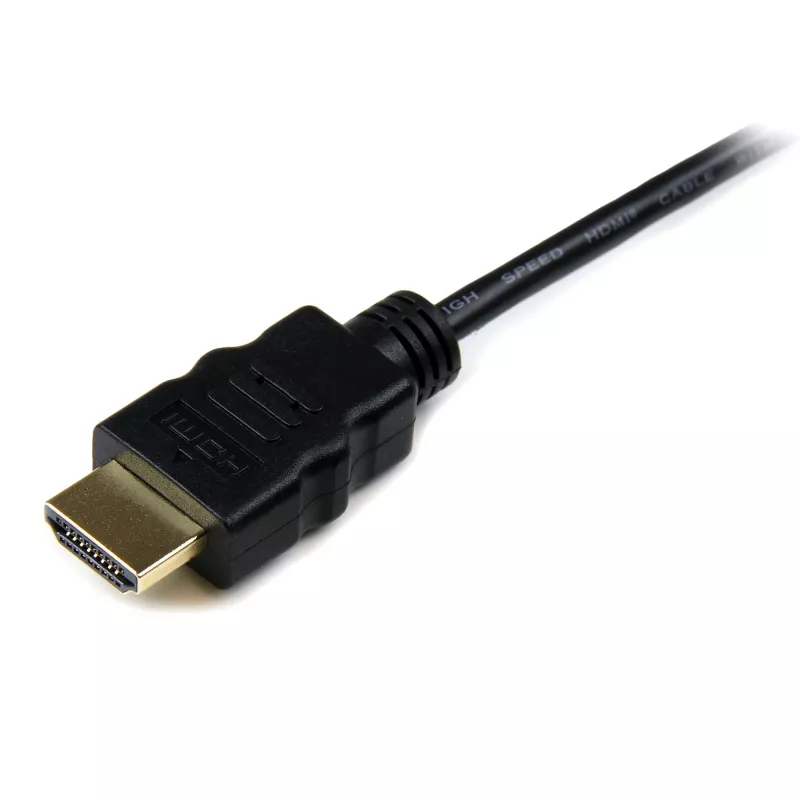 StarTech.com 3 m mikro HDMI į HDMI kabelis su eternetu – 4K 30 Hz vaizdas – patvarus didelės spartos mikro HDMI D tipo į HDMI 1.4 adapterio laidas/keitiklio kabelis – UHD HDMI monitoriai/TV/ekranai – M/M
