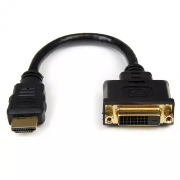 StarTech.com 8 colių HDMI į DVI-D vaizdo kabelio adapteris - HDMI kištukas į DVI-D lizdą