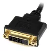 StarTech.com 8 colių HDMI į DVI-D vaizdo kabelio adapteris - HDMI kištukas į DVI-D lizdą