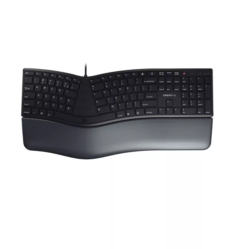 CHERRY KC 4500 ERGO klaviatūra universali USB QWERTY US English juoda