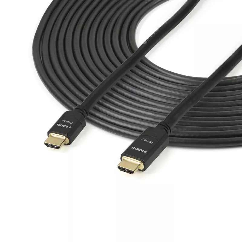 StarTech.com 66 pėdų (20 m) aktyvus HDMI laidas - 4K didelės spartos HDMI laidas su Ethernet - CL2 įvertinimas sieniniam montavimui - 4K 30Hz vaizdo įrašas - HDMI 1.4 laidas - HDMI monitoriui, projektoriui, televizoriui, ekranui