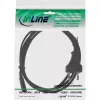 InLine maitinimo laidas, Euro kištukas / Euro8 kištukas, juodas, 3 m