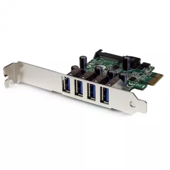 StarTech.com 4 prievadų PCI Express PCIe SuperSpeed USB 3.0 valdiklio plokštė su UASP - SATA maitinimas