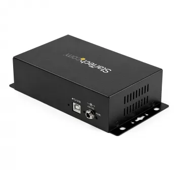 “StarTech.com” 8 prievadų USB į DB9 RS232 nuosekliojo ryšio adapterių šakotuvas – pramoninis, tvirtinamas ant DIN bėgio ir sienos