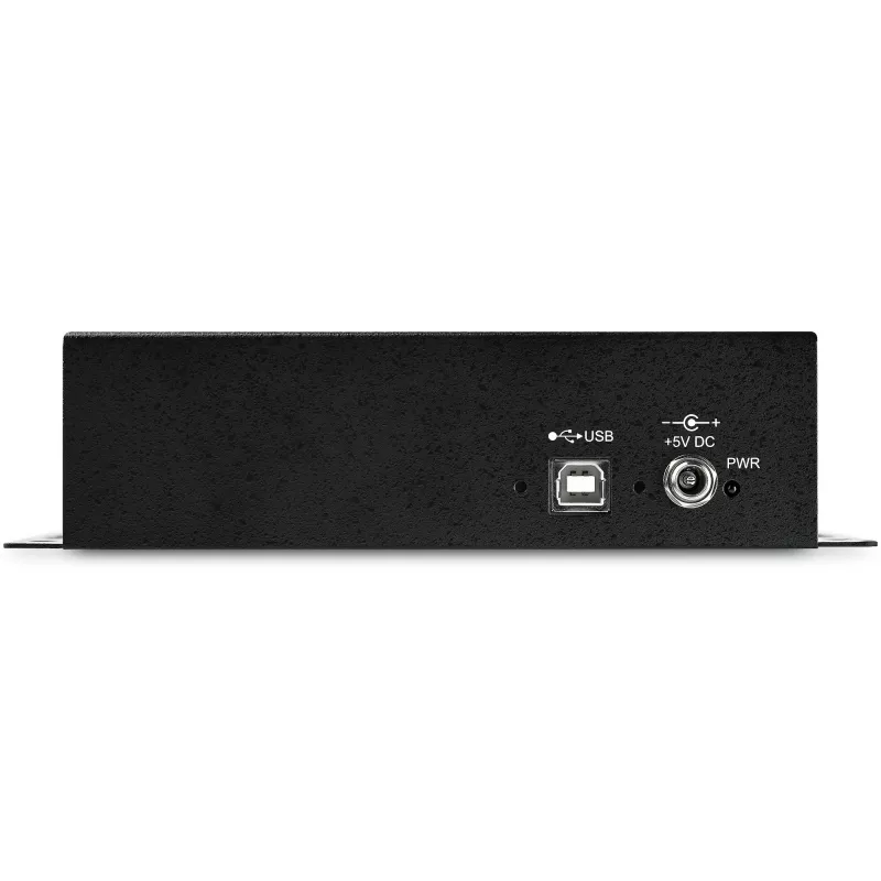 “StarTech.com” 8 prievadų USB į DB9 RS232 nuosekliojo ryšio adapterių šakotuvas – pramoninis, tvirtinamas ant DIN bėgio ir sienos