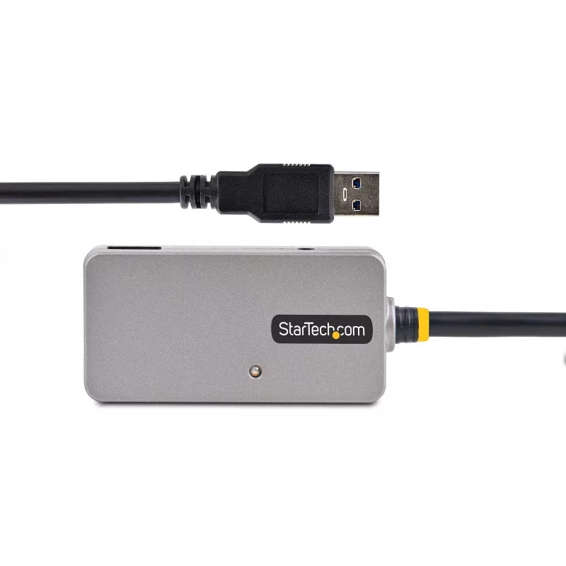 StarTech.com USB ilgintuvo šakotuvas, 10 m USB 3.0 ilginamasis kabelis su 4 prievadų USB-A šakotuvu, aktyvus / magistralės maitinamas USB kartotuvas, pridedamas pasirenkamas 20 W maitinimo šaltinis, ESD apsauga
