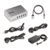 StarTech.com 7 prievadų USB-C šakotuvas – 5x USB-A + 2x USB-C – savaime maitinamas su 65W maitinimo šaltiniu – USB 3.1 10Gbps – Staliniam / nešiojamam kompiuteriui USB šakotuvas su 3 pėdų USB-IF sertifikuotu užrakinamuoju kabeliu – USB C šakotuvas