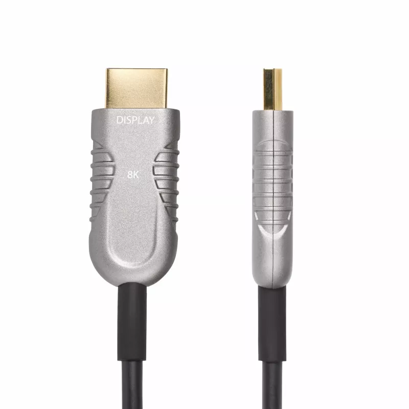 StarTech.com 30,4 m HDMI 2.1 hibridinis aktyvus optinis kabelis (AOC), CMP, plenum sertifikuotas, 8K itin spartus HDMI 2.1/2.0 šviesolaidinis kabelis, 48 Gbps, 8K 60Hz/4K 120Hz, HDR10+/FRL/TMDS/eARC
