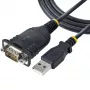 “StarTech.com” 3 pėdų (1 m) USB į nuoseklųjį kabelis, DB9 kištukas RS232 į USB keitiklis, “Prolific” mikroschema, USB į nuoseklųjį adapteris PLC / spausdintuvui / skaitytuvui / komutatoriui, USB į COM prievado adapteris, “Windows”/“Mac”