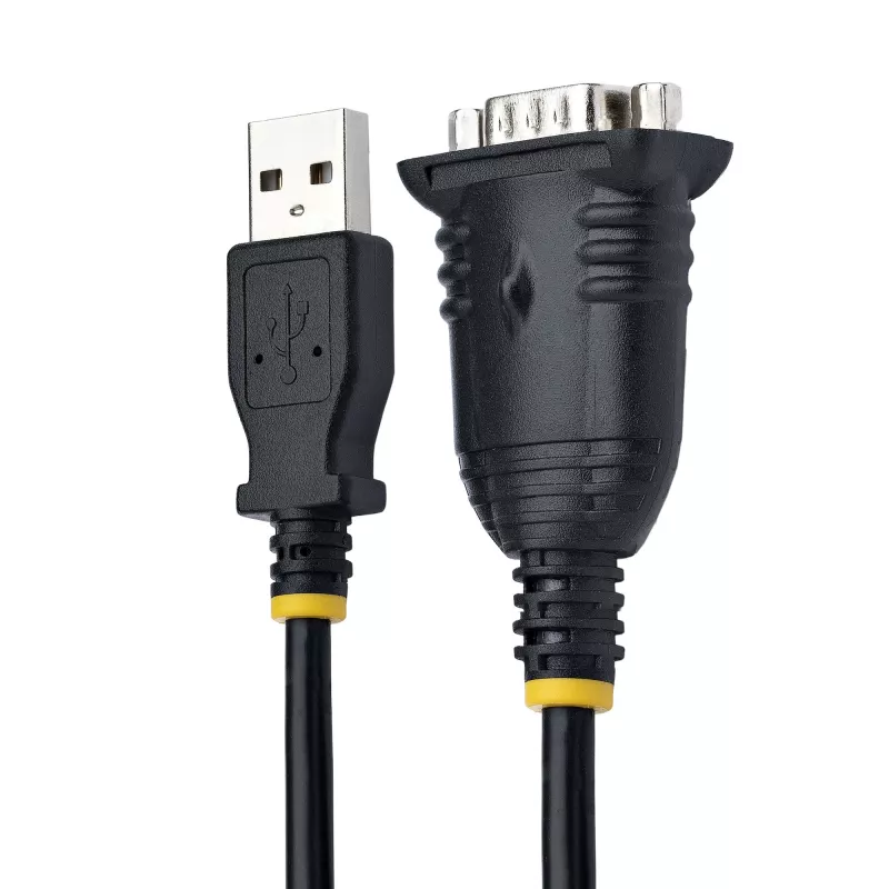 “StarTech.com” 3 pėdų (1 m) USB į nuoseklųjį kabelis, DB9 kištukas RS232 į USB keitiklis, “Prolific” mikroschema, USB į nuoseklųjį adapteris PLC / spausdintuvui / skaitytuvui / komutatoriui, USB į COM prievado adapteris, “Windows”/“Mac”