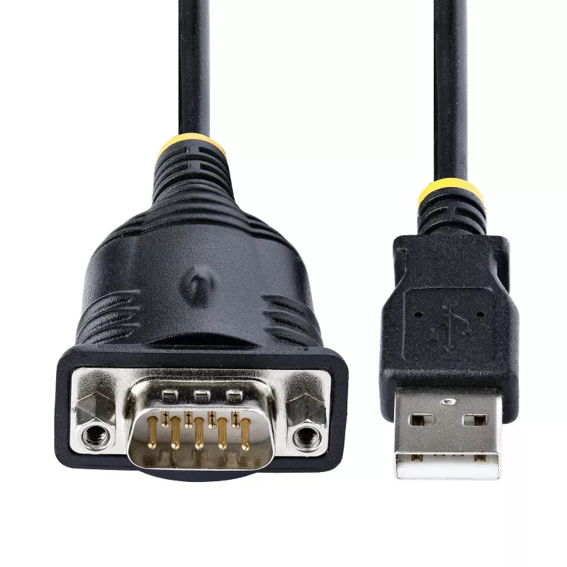 “StarTech.com” 3 pėdų (1 m) USB į nuoseklųjį kabelis, DB9 kištukas RS232 į USB keitiklis, “Prolific” mikroschema, USB į nuoseklųjį adapteris PLC / spausdintuvui / skaitytuvui / komutatoriui, USB į COM prievado adapteris, “Windows”/“Mac”