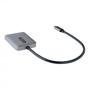 StarTech.com USB-C į dvigubą HDMI MST šakotuvą - dvigubas HDMI 4K 60Hz - USB Type C kelių monitorių adapteris nešiojamiesiems kompiuteriams su 1ft/30cm kabeliu - DP 1.4 kelių srautų perdavimo šakotuvas - USB-C į HDMI skirstytuvą