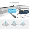 StarTech.com USB-C į dvigubą HDMI MST šakotuvą - dvigubas HDMI 4K 60Hz - USB Type C kelių monitorių adapteris nešiojamiesiems kompiuteriams su 1ft/30cm kabeliu - DP 1.4 kelių srautų perdavimo šakotuvas - USB-C į HDMI skirstytuvą