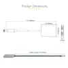 StarTech.com USB-C į dvigubą HDMI MST šakotuvą - dvigubas HDMI 4K 60Hz - USB Type C kelių monitorių adapteris nešiojamiesiems kompiuteriams su 1ft/30cm kabeliu - DP 1.4 kelių srautų perdavimo šakotuvas - USB-C į HDMI skirstytuvą