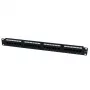 StarTech.com 24 prievadų 1U montuojamas stelaže Cat 6 110 jungčių skydelis, RJ-45, stelažinis montavimas, 1U, juoda, RoHS, CE, ETl, UL