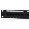 StarTech.com 24 prievadų 1U montuojamas stelaže Cat 6 110 jungčių skydelis, RJ-45, stelažinis montavimas, 1U, juoda, RoHS, CE, ETl, UL