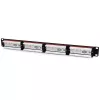 StarTech.com 24 prievadų 1U montuojamas stelaže Cat 6 110 jungčių skydelis, RJ-45, stelažinis montavimas, 1U, juoda, RoHS, CE, ETl, UL