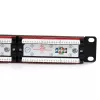 StarTech.com 24 prievadų 1U montuojamas stelaže Cat 6 110 jungčių skydelis, RJ-45, stelažinis montavimas, 1U, juoda, RoHS, CE, ETl, UL