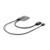 StarTech.com 2 prievadų DisplayPort MST šakotuvas, dviguba 4K 60 Hz, DP į 2x DisplayPort monitorių adapteris, DP 1.4 kelių monitorių vaizdo adapteris, 1 pėdos (30 cm) įmontuotas laidas, maitinamas per USB, tik Windows