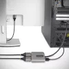 StarTech.com 2 prievadų DisplayPort MST šakotuvas, dviguba 4K 60 Hz, DP į 2x DisplayPort monitorių adapteris, DP 1.4 kelių monitorių vaizdo adapteris, 1 pėdos (30 cm) įmontuotas laidas, maitinamas per USB, tik Windows