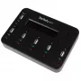 StarTech.com Atskiras 1 į 5 USB atmintuko kopijavimo įrenginys ir trintuvas, kelių USB atmintukų kopijavimo aparatas, sistemos, failų ir viso disko kopijavimas 1,5 GB/min greičiu, vieno ir 3 praėjimų valymas, LCD ekranas - TAA
