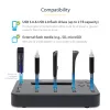 StarTech.com Atskiras 1 į 5 USB atmintuko kopijavimo įrenginys ir trintuvas, kelių USB atmintukų kopijavimo aparatas, sistemos, failų ir viso disko kopijavimas 1,5 GB/min greičiu, vieno ir 3 praėjimų valymas, LCD ekranas - TAA
