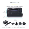 StarTech.com Atskiras 1 į 5 USB atmintuko kopijavimo įrenginys ir trintuvas, kelių USB atmintukų kopijavimo aparatas, sistemos, failų ir viso disko kopijavimas 1,5 GB/min greičiu, vieno ir 3 praėjimų valymas, LCD ekranas - TAA