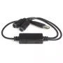 StarTech.com USB į PS/2 adapteris - klaviatūra ir pelė, 0,435 m, juoda, 1 - USB A, 2 - DIN 6, 46 g, 142 mm, 175 mm
